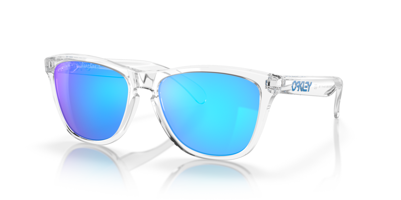 Oakley FROGSKINS слънчеви очила с рамка Crystal Clear и със стъкла Prizm Sapphire Iridium 55
