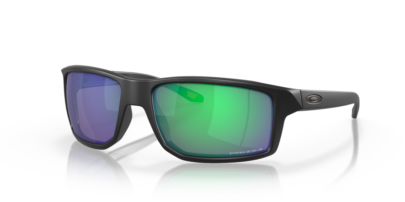 Oakley GIBSTON слънчеви очила с матирана черна рамка и Prizm Jade стъкла, 61