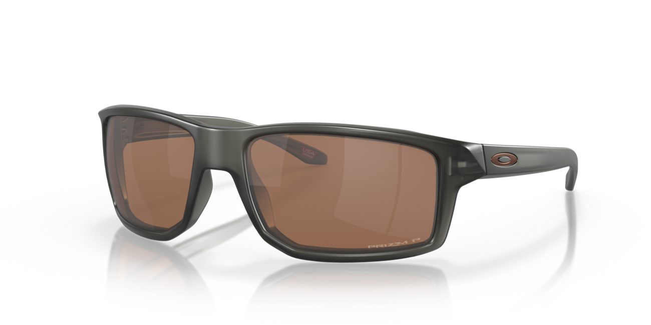Слънчеви очила Oakley GIBSTON с рамка Matte Grey Smoke и стъкла Prizm Tungsten Polarized, 61