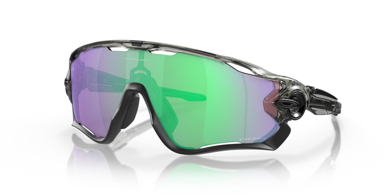 Oakley JAWBREAKER слънчеви очила с рамка Grey Ink и стъкла Prizm Road Jade