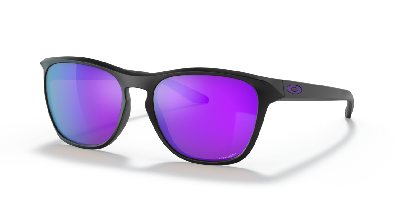 Oakley MANORBURN слънчеви очила с рамка и стъкла, Matte Black, Prizm Violet 56