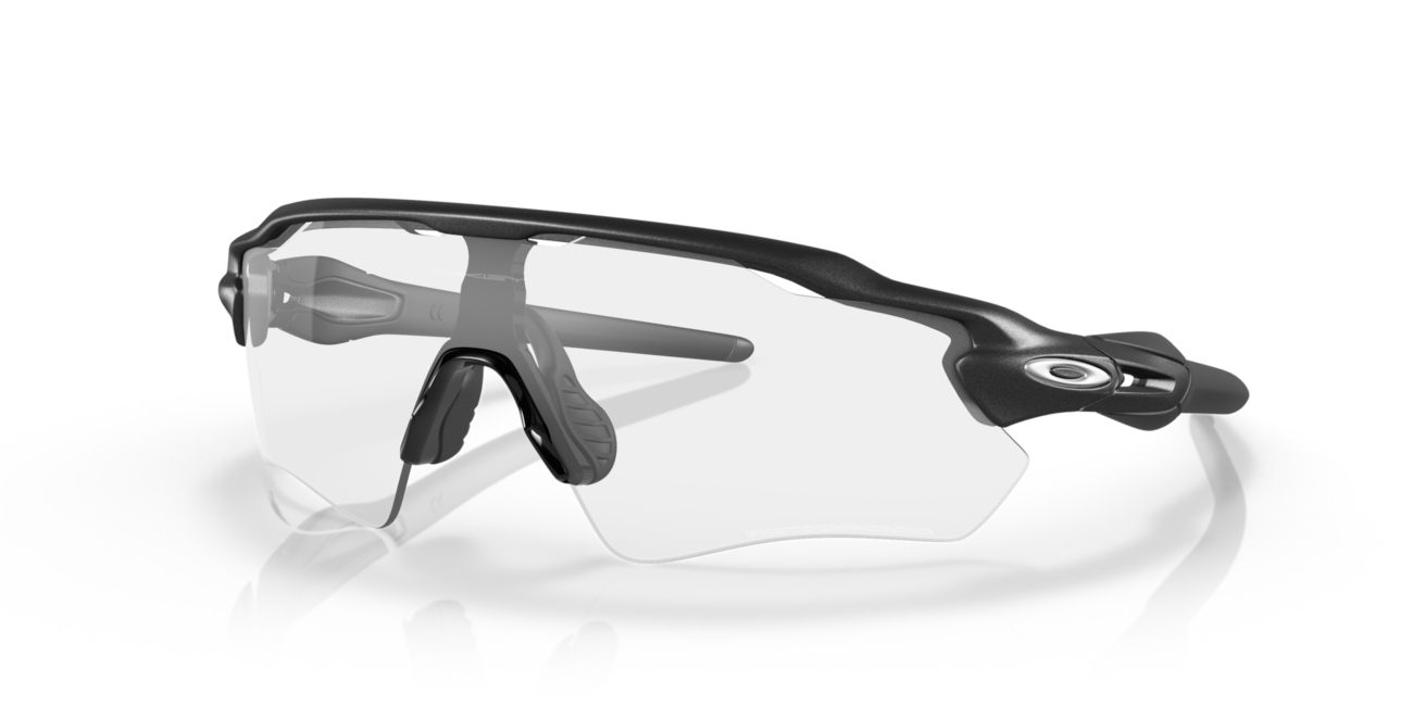 Oakley RADAR EV PATH фотохромни слънчеви очила с рамка Steel и стъкла Clear 50% Black Irid Photo