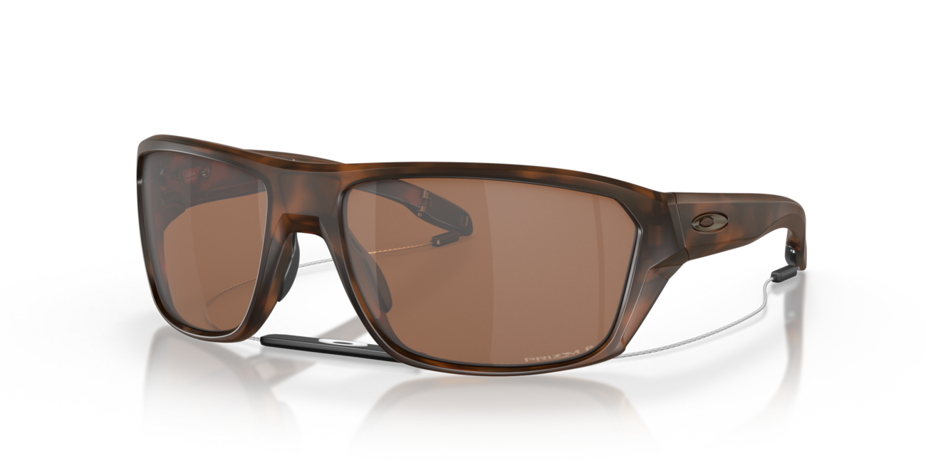 Oakley SPLIT SHOT слънчеви очила с рамка Matte Brown Tortoise и със стъкла Prizm Tungsten Polarized, 64