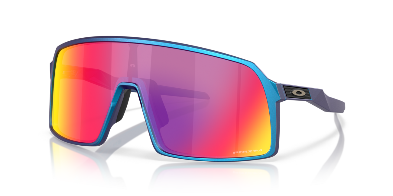Oakley SUTRO слънчеви очила с рамка Matte Cyan/Син Colorshift и със стъкла Prizm Road, Steel