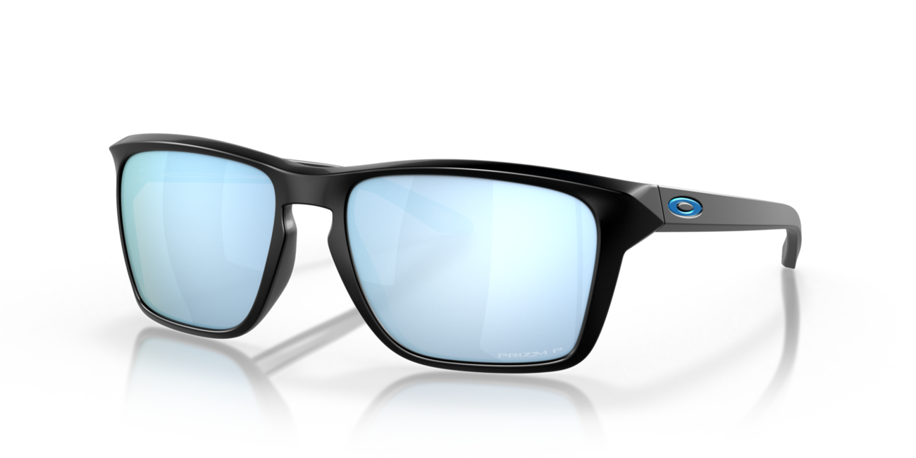 Oakley SYLAS слънчеви очила с рамка и стъкла, Matte Black, Prizm Deep Water Polar 60