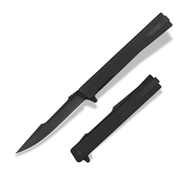 OCASO Solstice Titanium сгъваем нож Harpoon +, черен