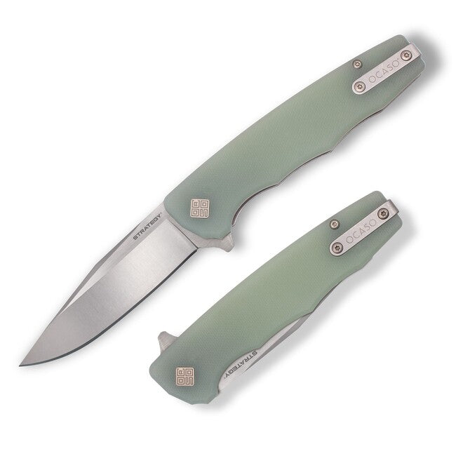 OCASO Strategy сгъваем нож Jade G-10