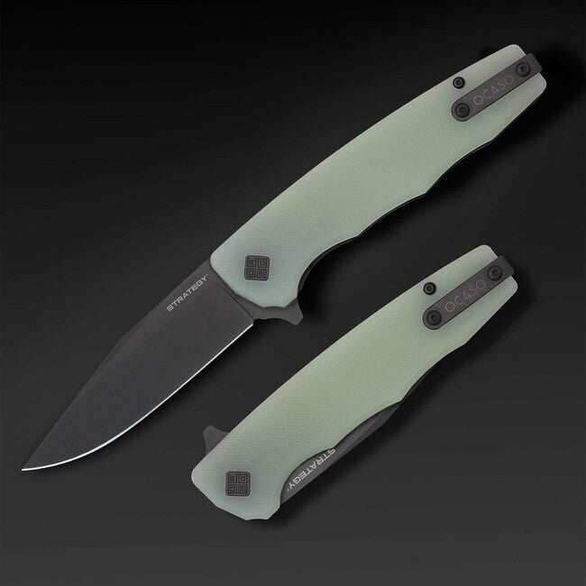 OCASO Strategy затварящ нож Jade G-10 & Black PVD