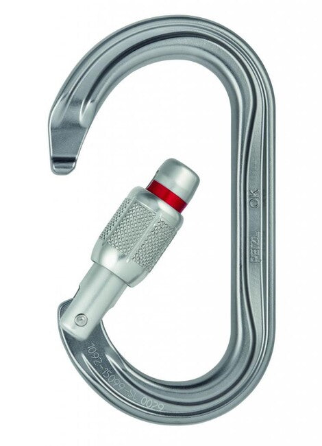 Petzl OK карабина овал с автоматична поистка Ball Lock