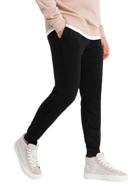 Ombre V1 мъжко jogger долнище, черно