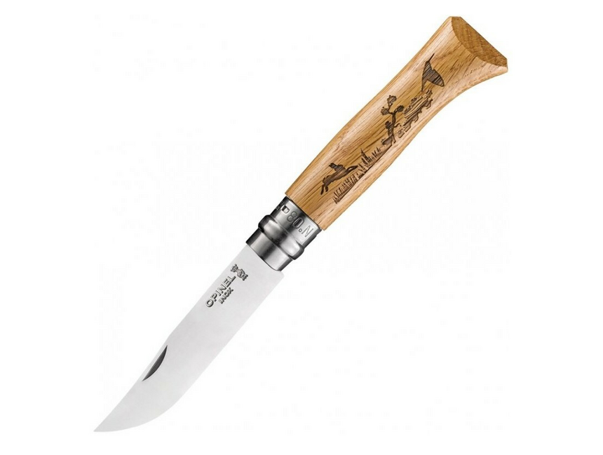 OPINEL VRI N°08 Inox Animalia нож, Заяк