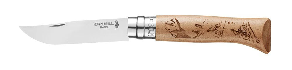 Opinel N°08 сгъваем нож Gravure Sport Velo