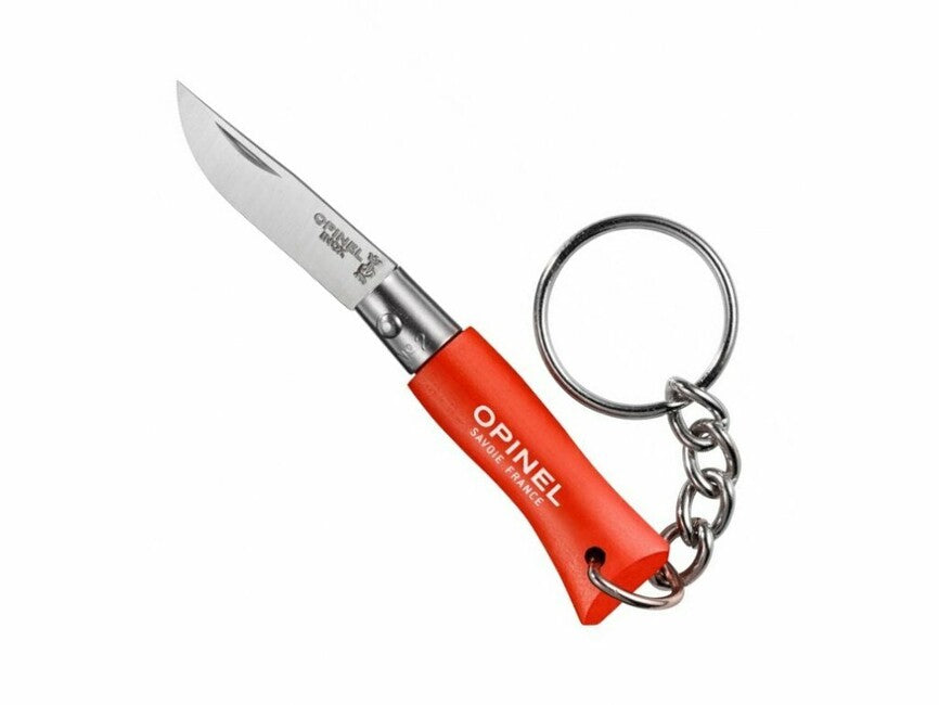 Opinel N°02 сгъваем нож с ключодържател, оранжев