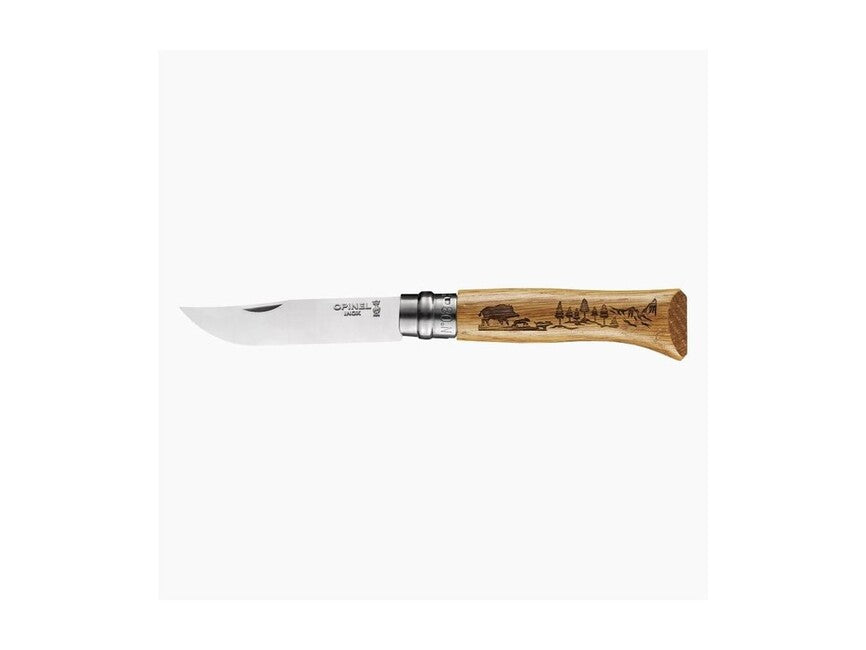 Opinel Animalia 2019 джобен нож със сюжет дивиак VRI N°08 Inox