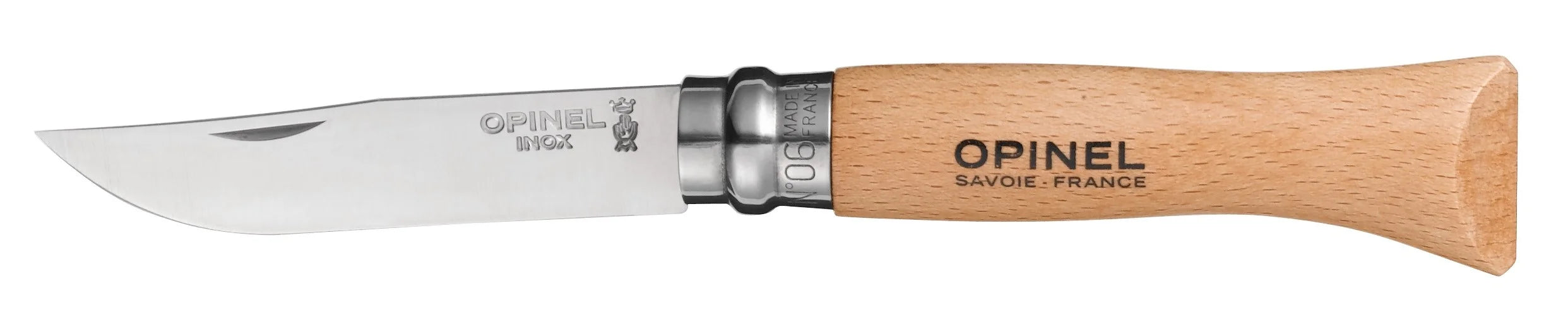 Opinel VRI N°06 джобен нож Inox, кафяв