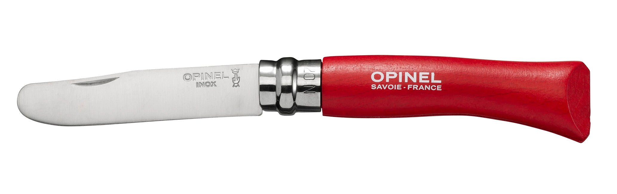 Opinel VRI N°07 My първи сгъваем нож, червен