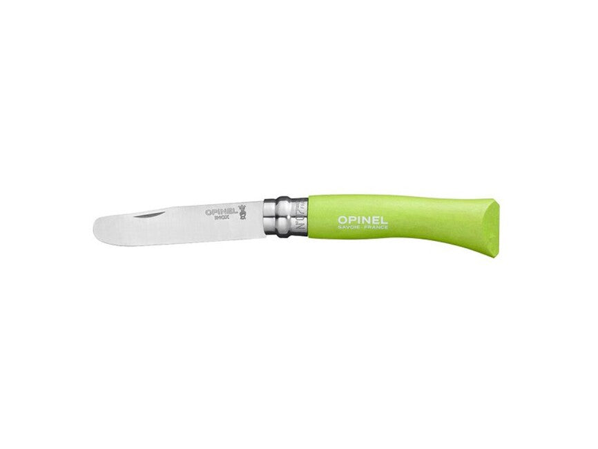 Opinel VRI N°07 My първи сгъваем нож, ябълково зелен