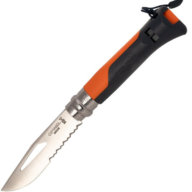 Opinel VRI N°08 джобен нож Outdoor Inox, оранжев