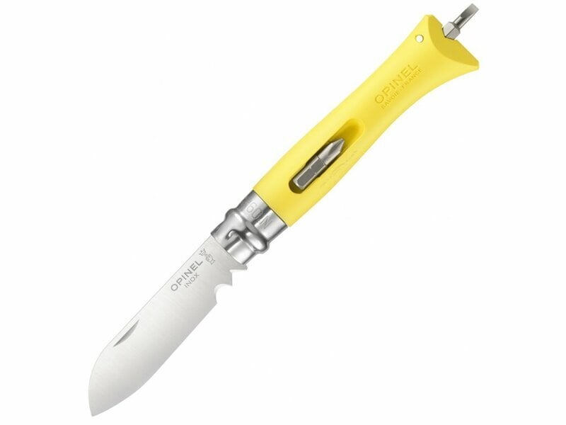 Opinel VRI N°09 сгъваем нож Inox DIY, жълта