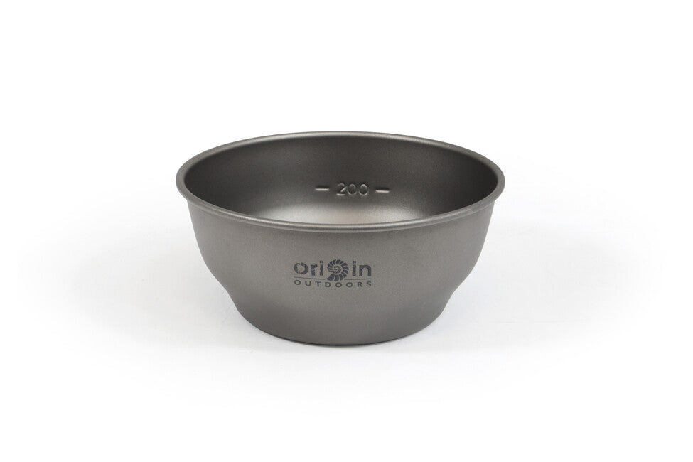 Origin Outdoors Bowl титанова пътна купа с индикатор на съдържанието, 400 ml
