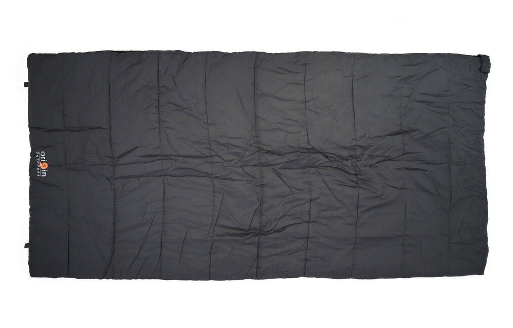 Origin Outdoors Cosy правоъгълна спална торба, антрацит, XL