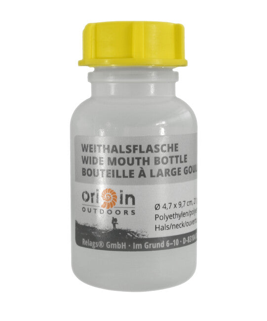 Origin Outdoors бутилка с широко гърло 100 ml, кръгло гърло диаметър 23 mm