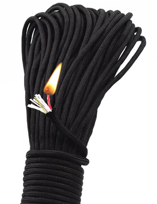 Origin Outdoors Lighter 4in1 Paracord, черен, 30 m