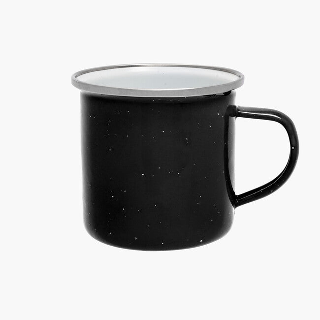 Origin Outdoors емайлиран канче, черно, 360 ml