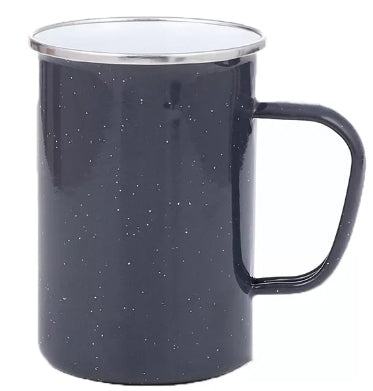 Origin Outdoors емайлиран канче 550 ml височина, сиво