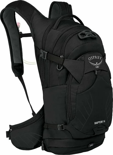 OSPREY RAPTOR 14 EF велосипедна раница, черен/волфрамов