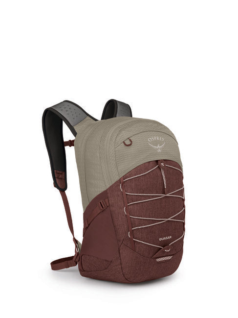OSPREY QUASAR 28 градски раница, дървесен прах пясъчен/стафидена червен