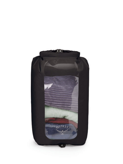 OSPREY DRY SACK 35 W/прозорец непромокаем чувал, черен