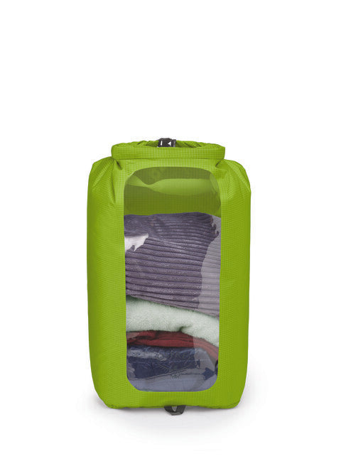 OSPREY DRY SACK 35 W/прозорец непромокаем чувал, лимонено зелен