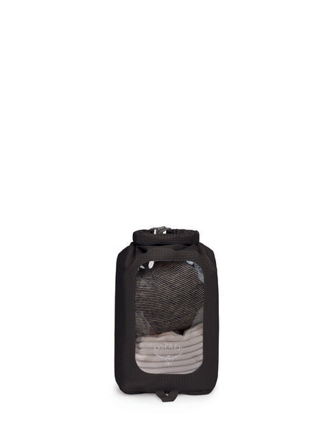 OSPREY DRY SACK 6 непромокаем чувал с прозорец, черен