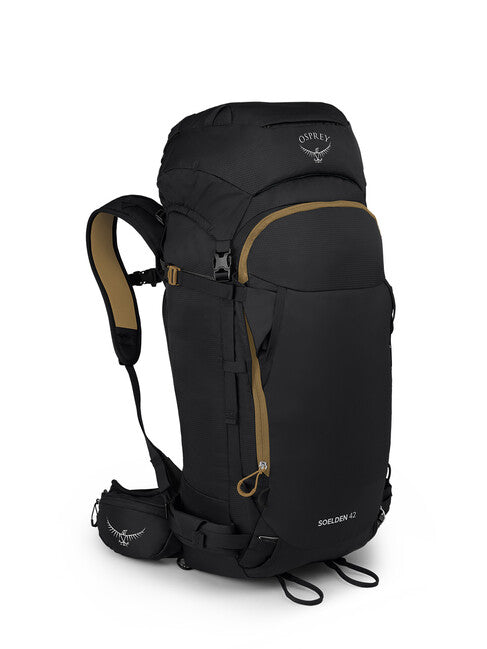 OSPREY SOELDEN 42 ските раница, черна