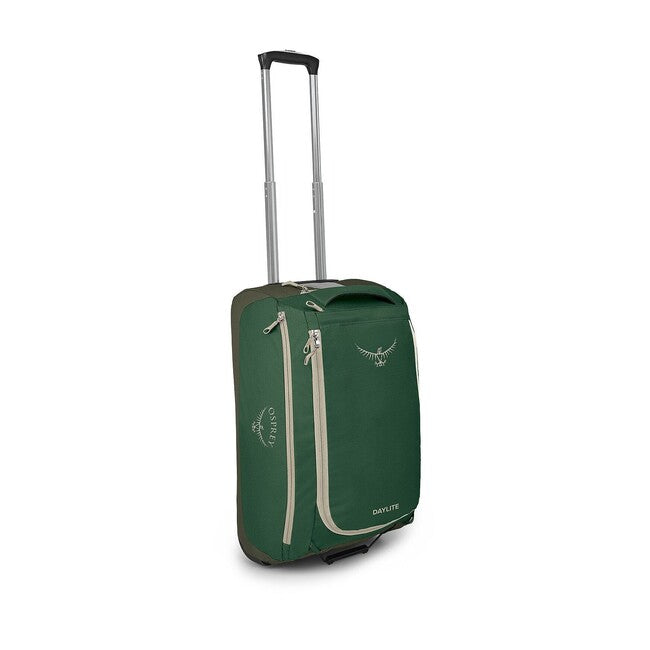 OSPREY DAYLITE CARRY-ON WHLD DUFFEL 41 пътна чанта на колелца, зелен горски навес/зелен поточен