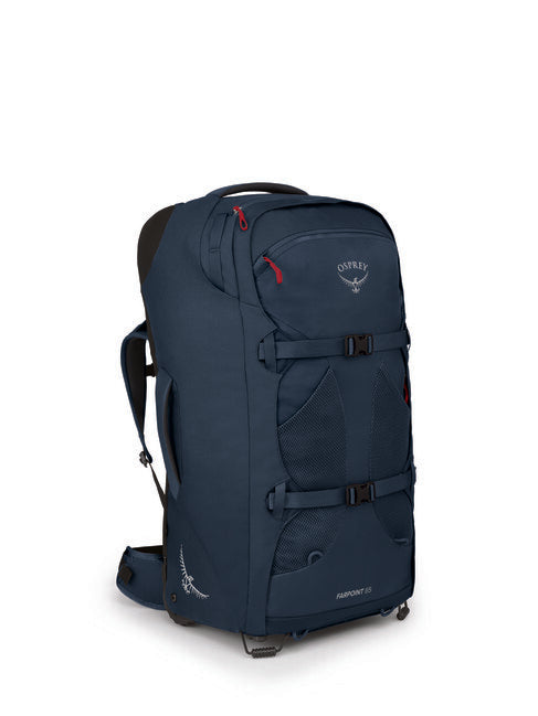 OSPREY FARPOINT WHEELS 65 пътна чанта на колела, приглушено космическо син