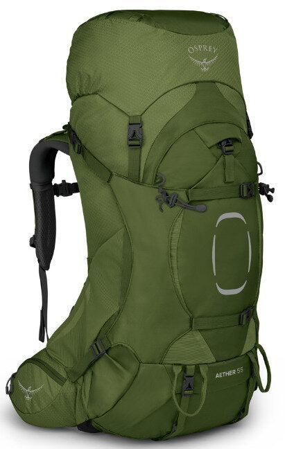 OSPREY AETHER 55 II туристическа раница, maслинено зелена