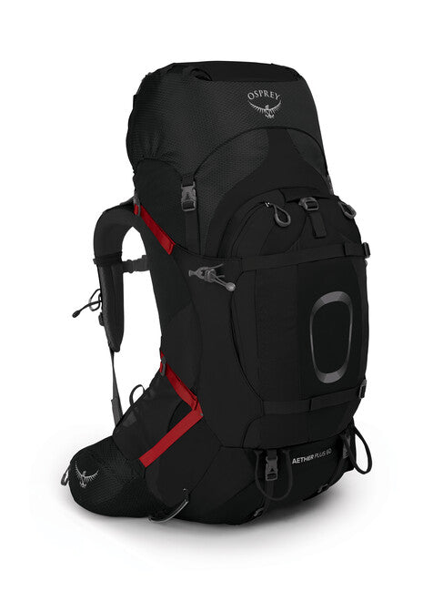 OSPREY AETHER PLUS 60 туристическа раница, черна