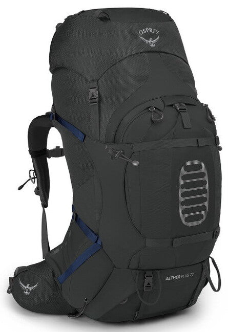 OSPREY AETHER PLUS 70 туристическа раница, затъмнение сив