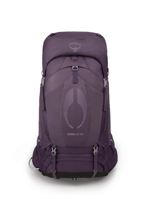 OSPREY AURA AG 50 туристическа раница, enchantment лилав
