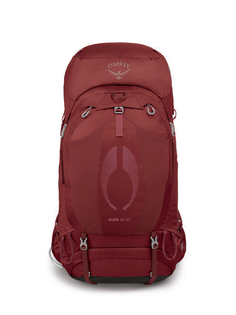 OSPREY AURA AG 65 туристическа раница, горскоплоден sorbet червен