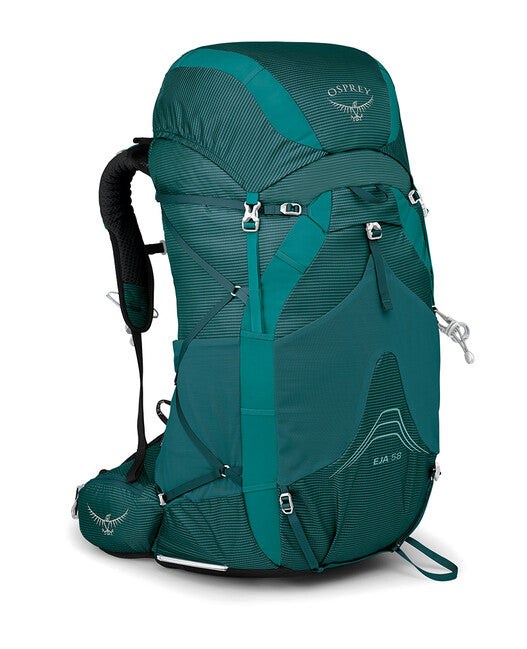 OSPREY EJA 58 туристическа раница, наситен тюркоазен