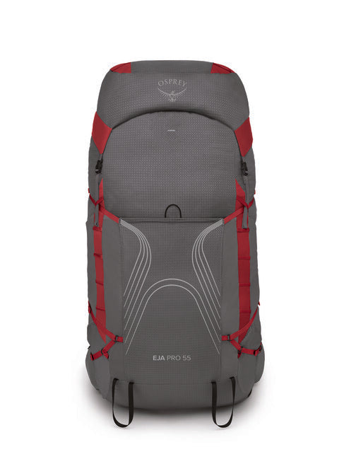 OSPREY EJA PRO 55 туристическа раница, dale сив/poinsettia червен