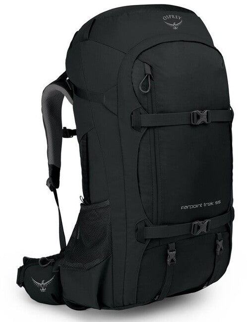 OSPREY FARPOINT TREK 55 II пътни раница, черна