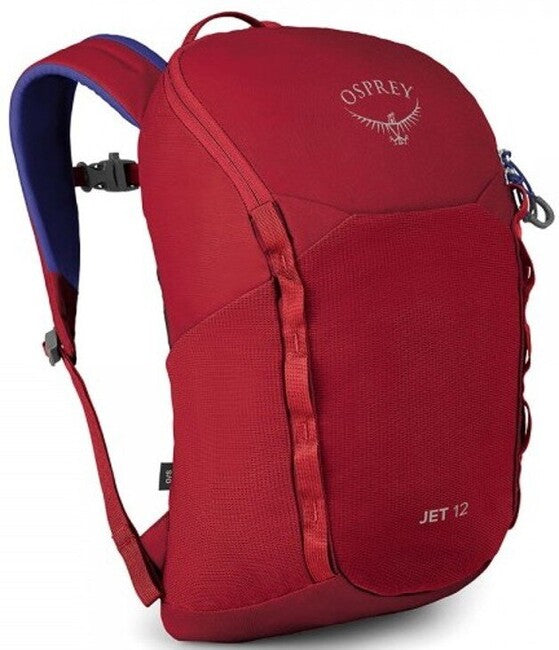 OSPREY JET 12 II раница детска, космически червен