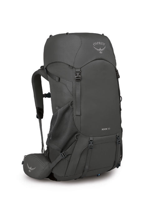 OSPREY ROOK 50 туристическа раница, тъмен антрацит/сребрист подплата