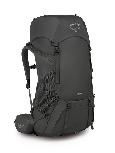OSPREY ROOK 65 туристическа раница, тъмен антрацит/сребрист подплата