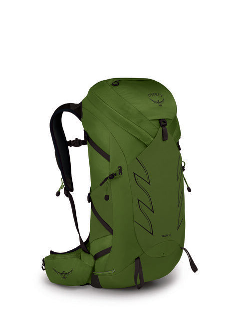 OSPREY TALON 36 туристическа раница, зелен колан/черен