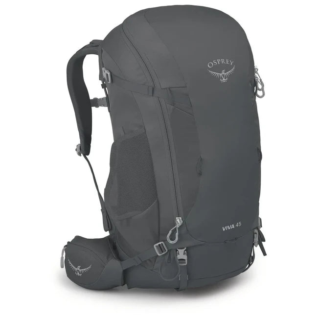 OSPREY VIVA 45 туристическа раница, тунелно зрение сив